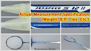 Victor Jetspeed S 12 Ⅱ 4U Specifications【actual measurements】 [upl. by Emmerie]