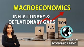 INFLATIONARY amp DEFLATIONARY GAPS  Macroeconomics Cause  Diagrammatic Explanation  Sumita Biswas [upl. by Vanden943]