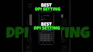 Secret DPI Setting 100 working 😱  best dpi for free fire 🥵  free fire dpi settings [upl. by Naut485]