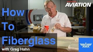 Fiberglassing Tutorial with Greg Hahn  Model Aviation magazine [upl. by Bartel]