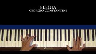 Elegia by Giorgio Constantini Piano Tutorial [upl. by Matthus]