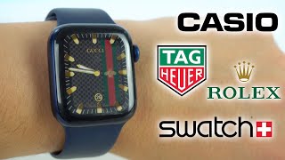 Personaliza tu Apple Watch como Rolex Casio Gucci ⌚️ [upl. by Hinman]