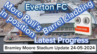 Everton FC New Stadium at Bramley Moore Dock Update 24052024 [upl. by Gabriella]