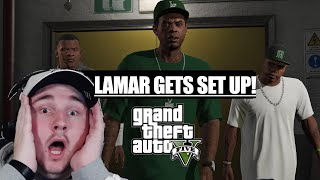 Franklin And Lamar Get SETUP By Rival GANG  GTA 5 [upl. by Aisatsana714]