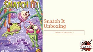 Snatch It Board Game Unboxing [upl. by Noirrad760]