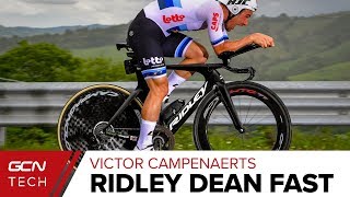 Victor Campenaerts Ridley Dean FAST Time Trial Bike  Lotto Soudal Pro Bike [upl. by Jacynth]