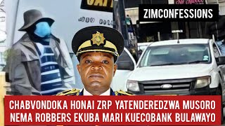 Chabvondoka Honai ZRP Yatenderedzwa Musoro Nema Robbers Ekuba Mari KuEcobank Bulawayo [upl. by Atnek]