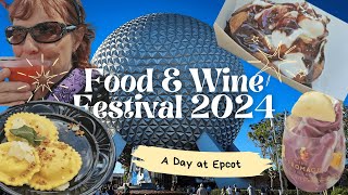 2024 DISNEY EPCOT FOOD AND WINE FESTIVAL  HOW MUCH CAN YOU GET FOR 100 [upl. by Pages]