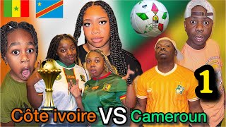 CAMEROUN VS COTE IVOIRE LE MATCH DE LA CAN 2024 🇨🇮🇨🇲 ÉPISODE 1 [upl. by Chemar]