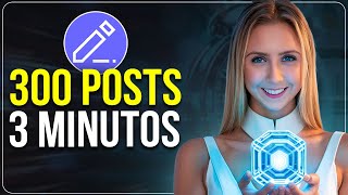 Como criar 300 Posts de Blog em Minutos  Essa IA é INCRÍVEL [upl. by Anohsal]