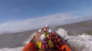 Porthcawl RNLI Atlantic 85 Rough Weather Training Exercise [upl. by Anaerb]