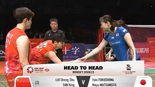 Liu Sheng xuTan Ning chn vs FukushimaMatsumoto jpn  Finals  Kumamoto Masters Japan 2024 [upl. by Giffy]