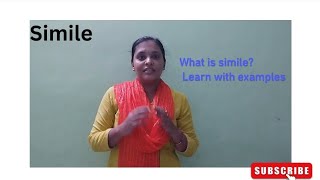 What is Simile  Learn with examples [upl. by Hirai]