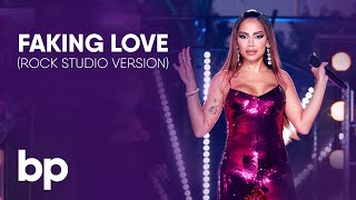 Anitta  Faking Love feat Saweetie ROCK STUDIO VERSION Live in Miley’s New Year’s Eve Party [upl. by Novaat]