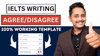 IELTS Writing Agree Disagree 100 Working Templates  Skills IELTS [upl. by Ameer]