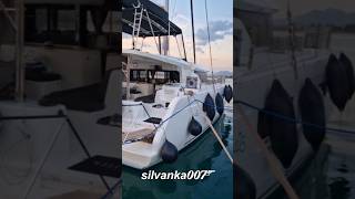 BIG CATAMARAN SAILING BOAT RENTAL  sailinglife sailingyachts charterlife tiktok sailinggreece [upl. by Marylee]