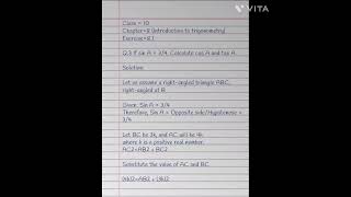 Class 10 math chapter 8 Question3 shorts viral [upl. by Ardnuaed]