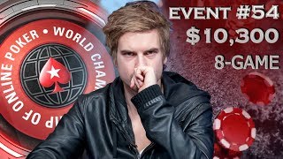 WCOOP 54 10300 8Game with Isildur1 amp Dzmitry Urbanovich [upl. by Derwin]