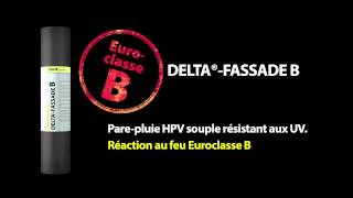 DELTAFASSADE B  parepluie souple Euroclasse B M1 [upl. by Anerys]