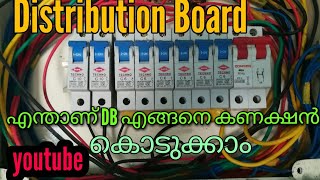 DB connection malayalam  DistributionBoard  wiring [upl. by Anaujat11]