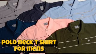 polo Neck t shirt MensCollar tshirtपुरुषों के लिए कॉलर टीशर्ट [upl. by Einahc401]