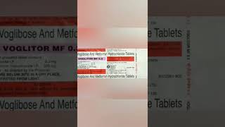 Voglitor MF 03 Tablet uses side effects and doses in Hindi shots [upl. by Fotzsyzrk]