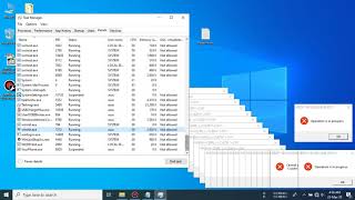 Winit exe error operation in progress and Svchost exe error cannot open file in windows 10 [upl. by Bernardo]