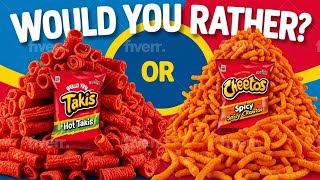 Would You Rather The Ultimate Snack amp Junk Food Showdown [upl. by Ecart55]