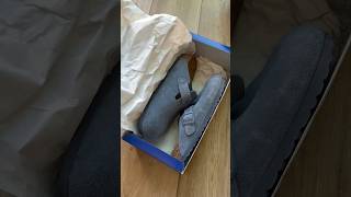 Unboxing Boston Birkenstocks in Blue  Spring 2024 NEW COLOR 😍shorts birkenstock shoes unboxing [upl. by Alyt865]