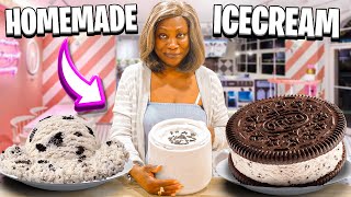 Wow It Works😱Making Famous Cookies amp Cream Icecream Using The New Oreo Cookies [upl. by Danella]