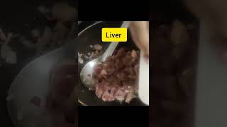 Chicken Gizzard liver fryyoutubeshorts teastyfood music easyrecipe song [upl. by Eatnoled]