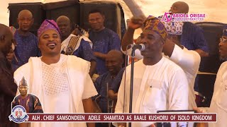 K1 De Ultimate Perform Live at the Coronation ceremony of Alh Shamsondeen Adele Shamtao as Baale [upl. by Romilda]