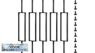 VEVOR Deck Balusters 10 Pack Metal Deck Spindles 44quotx05quot Staircase Baluster Review [upl. by Kesia]