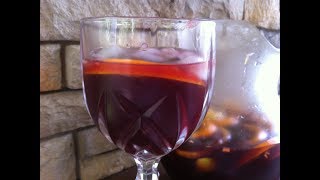 Red wine sangria with rum [upl. by Sirej708]