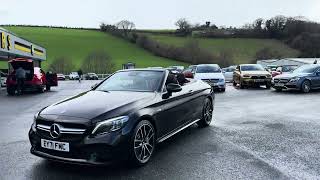 2021 MERCEDES C43 AMG CONVERTIBLE 4MATIC NIGHT EDITION PREMIUM PLUS 385BHP for sale at Castle Motors [upl. by Justen]