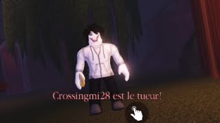 Je gagne en tant tueur pour une premier fois  fuit le tueur Roblox 3 [upl. by Ynnam281]