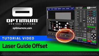 OptimumCNC 30 Laser Guide Offset [upl. by Assenej558]