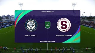 Modo carrera jugador liga Promerica 2024 Santa Ana vs Deportivo Saprissa [upl. by Osbert]