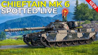 CHIEFTAIN Mk 6 Under Test  World of Tanks Chieftain Mk 6 Spotted [upl. by Dnalyr395]