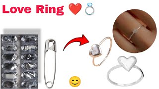 DIY  Love Ring at Home How To Make Love Ring at Home  Amazing Love Ring ❤️💍 [upl. by Ferrick542]