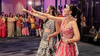 Beautiful Sangeet Dance Performance by the Bride and her Sister  Indian Wedding 4K [upl. by Winfield]