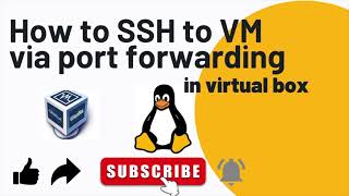 Port forwarding NAT  Virtual box [upl. by Ahseym229]