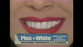 Plus  White Toothpaste Commercial 1997 [upl. by Maure307]