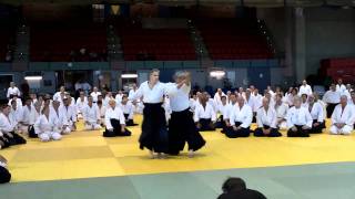 HD  Aikido Shihan Yoshimitsu Yamada Sensei  2010 Canada Montreal  Katatetori Iriminage [upl. by Akinom]