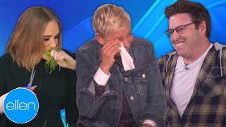 8 Times Ellen Laughed So Hard She Cried on The Ellen Show [upl. by Esereht]