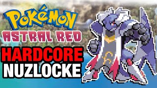 Astral Red Hardcore Nuzlocke  ROMHACK WITH OVER 130 NEW POKEMON [upl. by Jorgan]