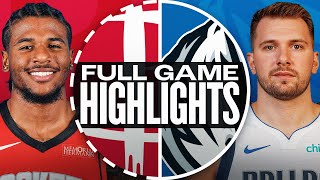 ROCKETS at MAVERICKS  FULL GAME HIGHLIGHTS  October 31 2024 [upl. by Fillian]