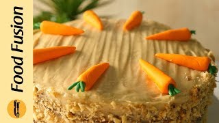 Carrot Cake Recipe By Food Fusion [upl. by Endres529]