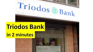 Triodos Bank in two minutes [upl. by Aneba]