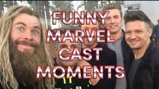 Best Funny marvel cast moments [upl. by Photima]